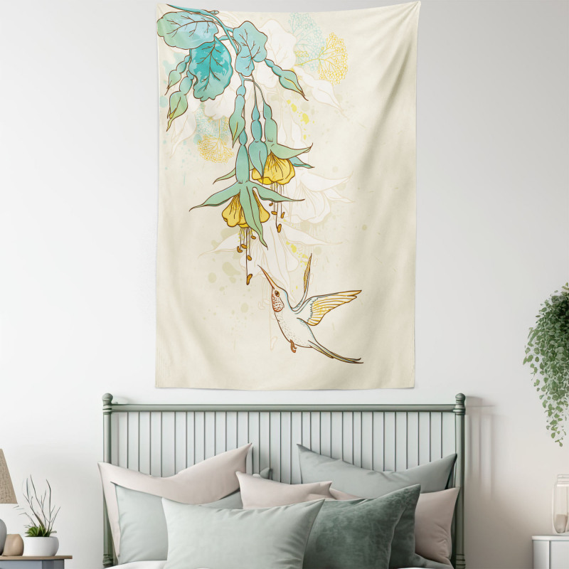 Colibri Exotic Plant Tapestry