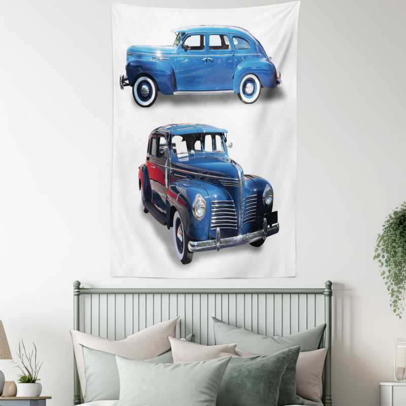 Old Antique Vehicle Tapestry