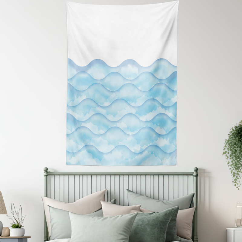 Sea Ocean Waves Art Tapestry
