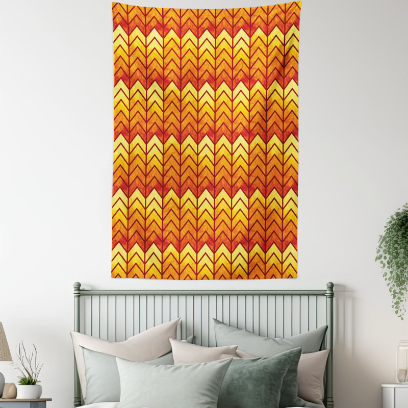 Abstract Vintage Funky Tapestry