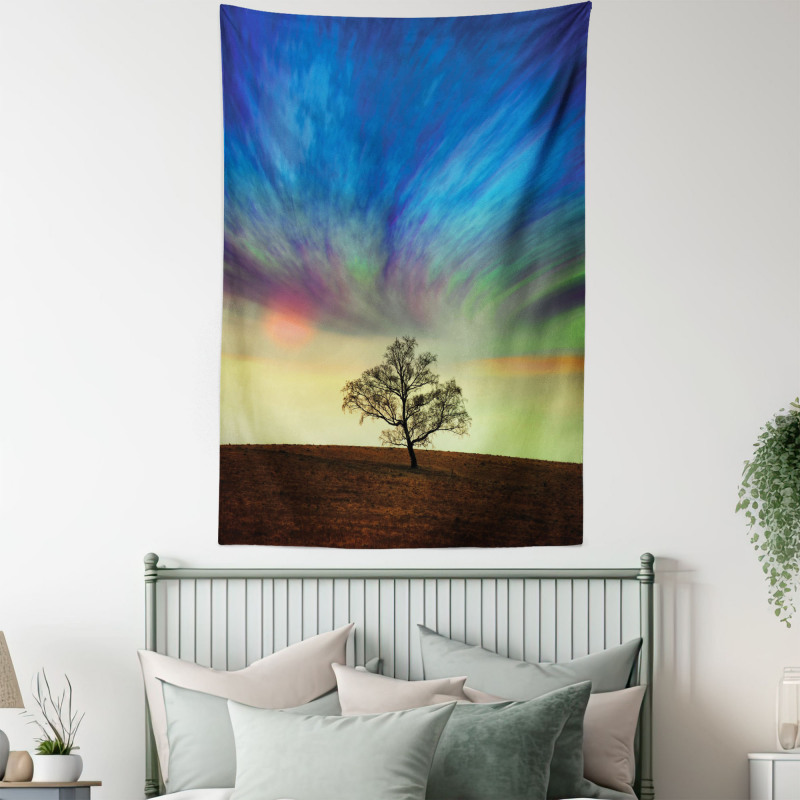 Surreal Sky Field Ombre Tapestry