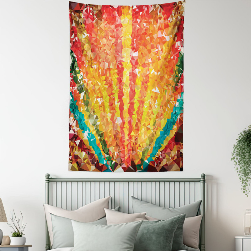 Rainbow with Diamonds Tapestry