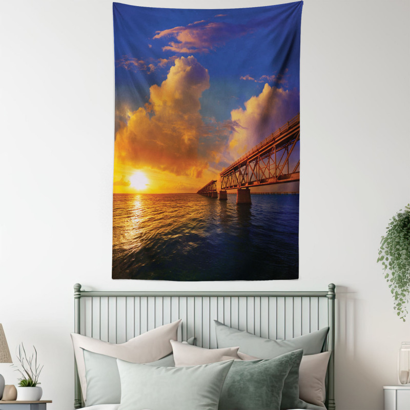 Romantic Scenery Ocean Tapestry