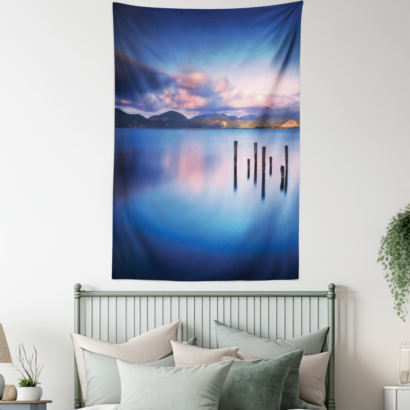 Sky Reflection on Water Tapestry