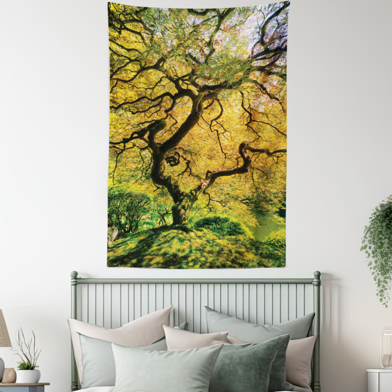 Large Maple with River Tapestry