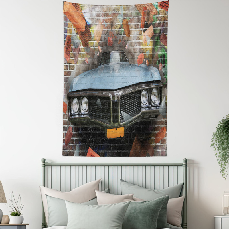 Graffiti Style Street Art Tapestry