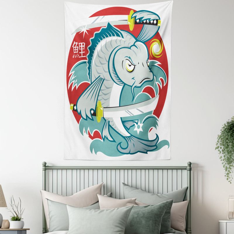 Samurai Martial Art Tapestry