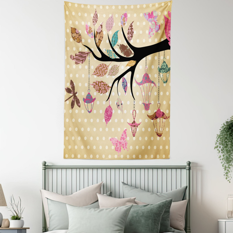 Vintage Boho Tree Tapestry