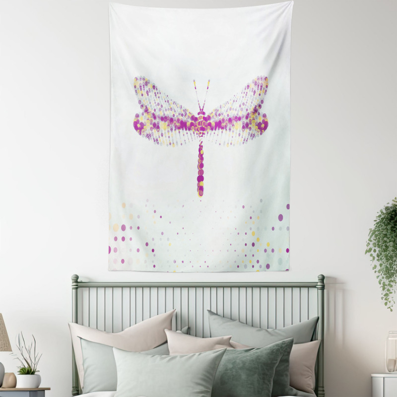 Flying Dragonfly Tapestry