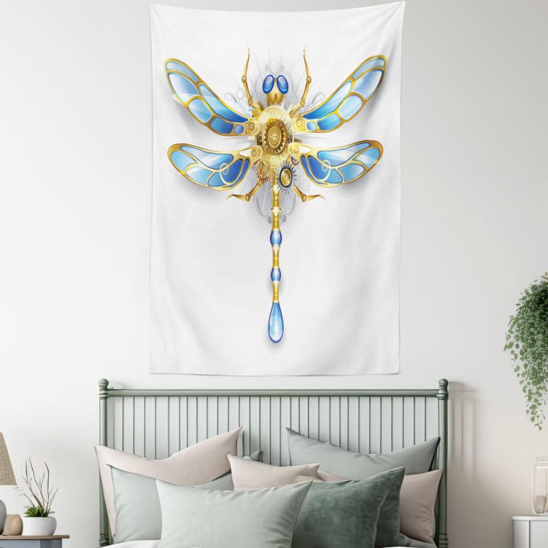 Mechanical Dragonfly Tapestry