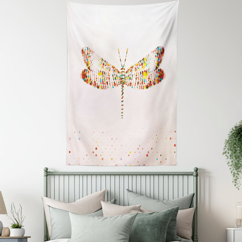 Majestic Dragonfly Art Tapestry