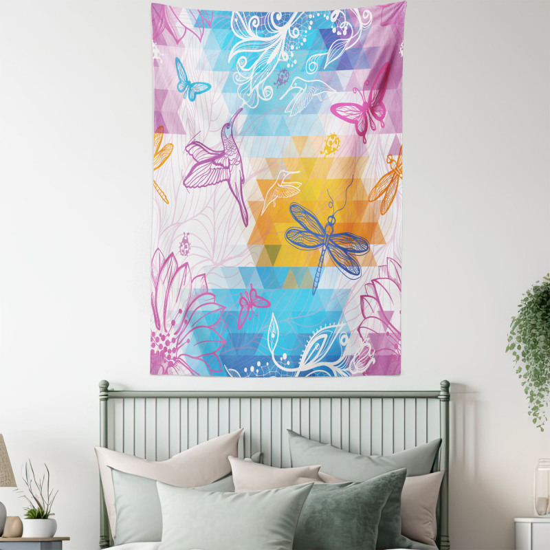 Butterflies Dragonflies Tapestry