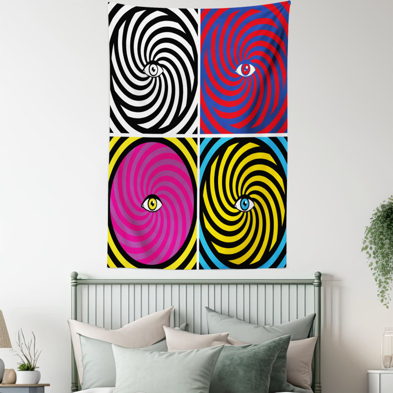 Pop Art Hypnotic Tapestry