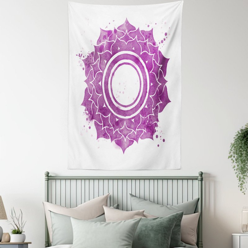 Mandala Chakra Splash Tapestry