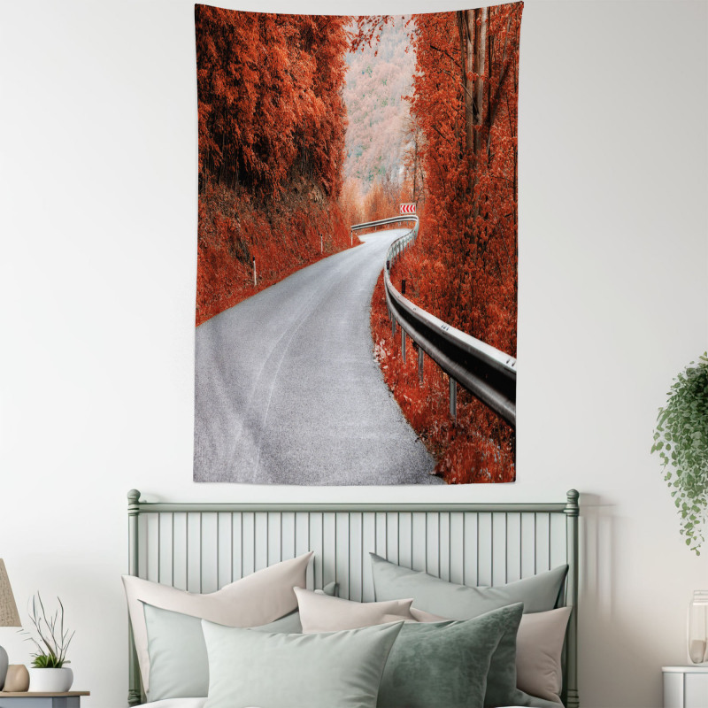 Dreamy Road Travel Theme Tapestry