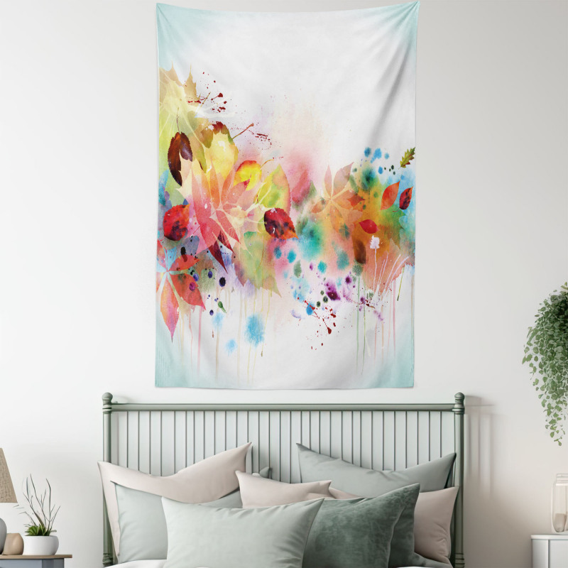 Psychedelic Autumn Season Tapestry