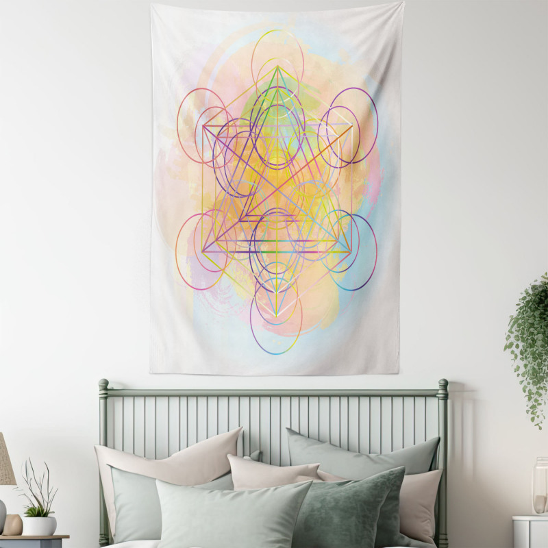 Psychedelic Flower Tapestry