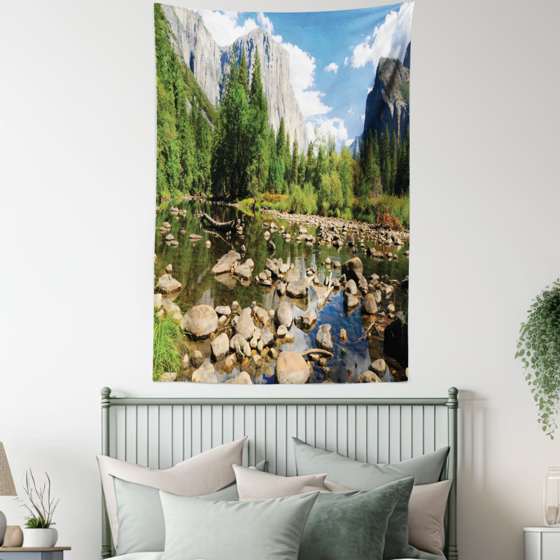 Yosemite Forest River Tapestry