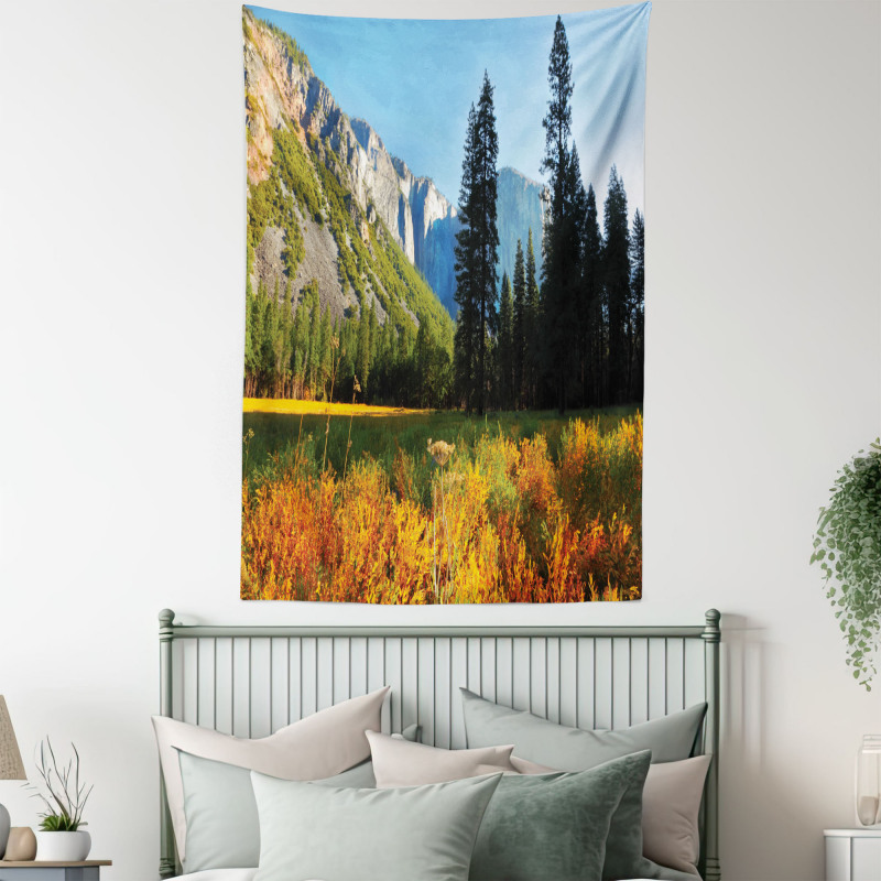 Birds over Mountains Tapestry