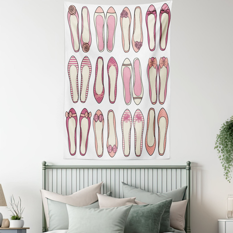 Ballerina Ballet Shoes Tapestry