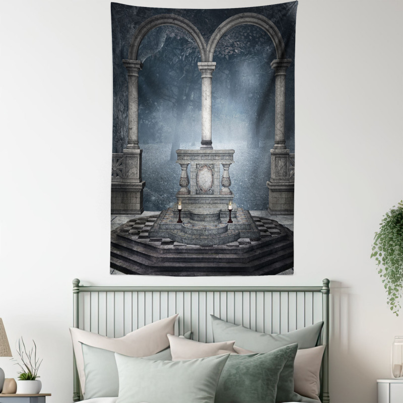 Roman Style Stone Altar Tapestry