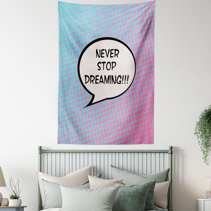 Cartoon Motivation Art Tapestry