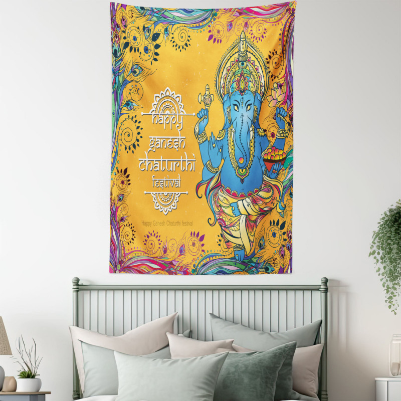 Asian Ancient Ceremony Figure Tapestry