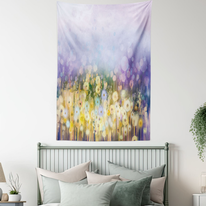 Idyllic Pastoral Flower Tapestry