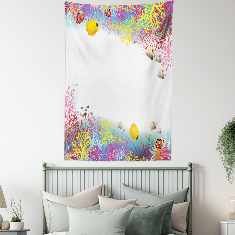 Aquatic Animals Fish Tapestry