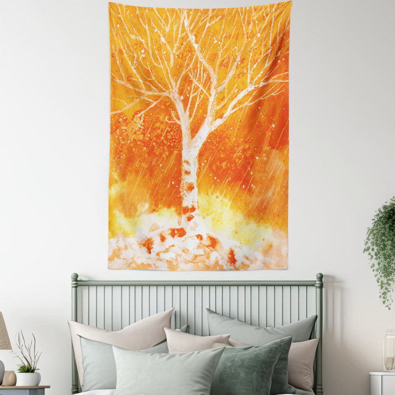 Leafless Tree Autumn Tapestry