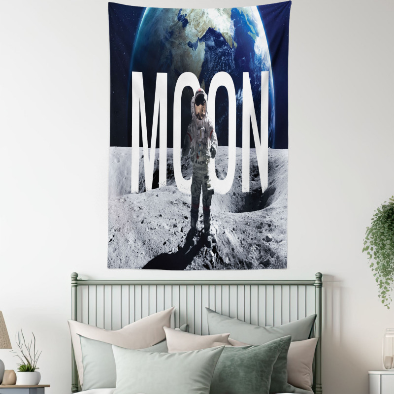 Miniature Astronaut Space Tapestry