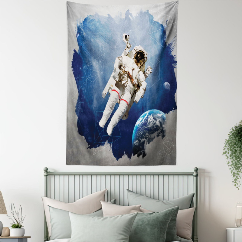 Planet Earth Art Outer Tapestry