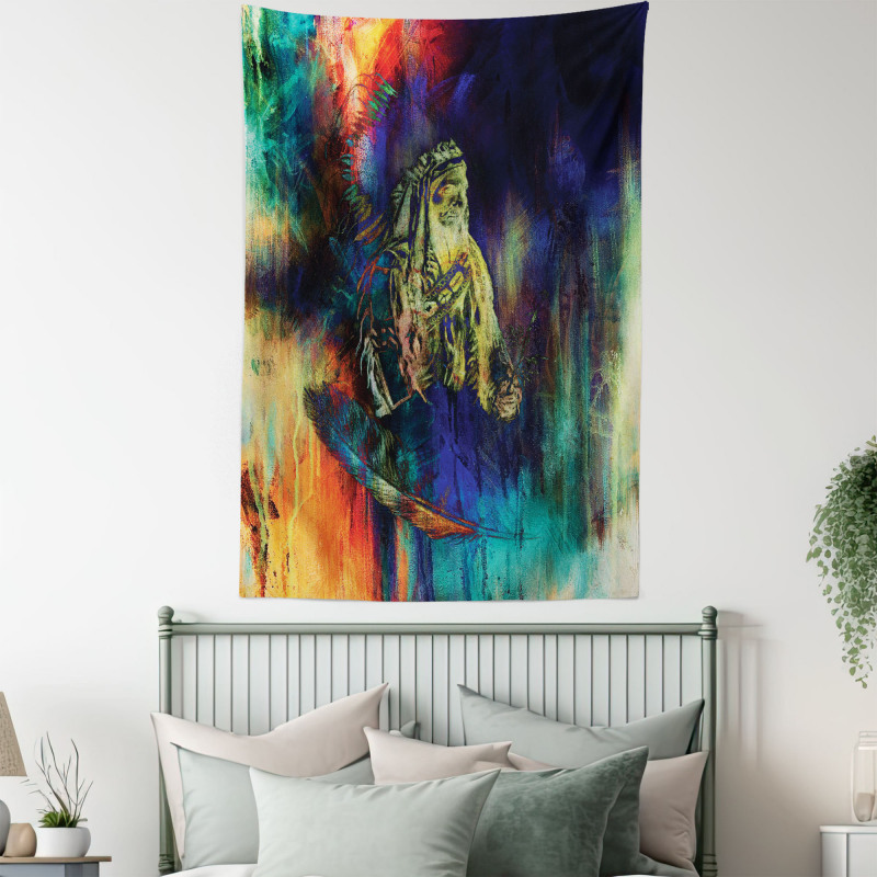 Grunge Tribal Tapestry