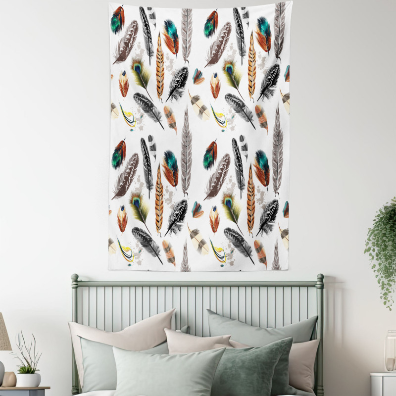 Vivid Feathers Vivid Art Tapestry