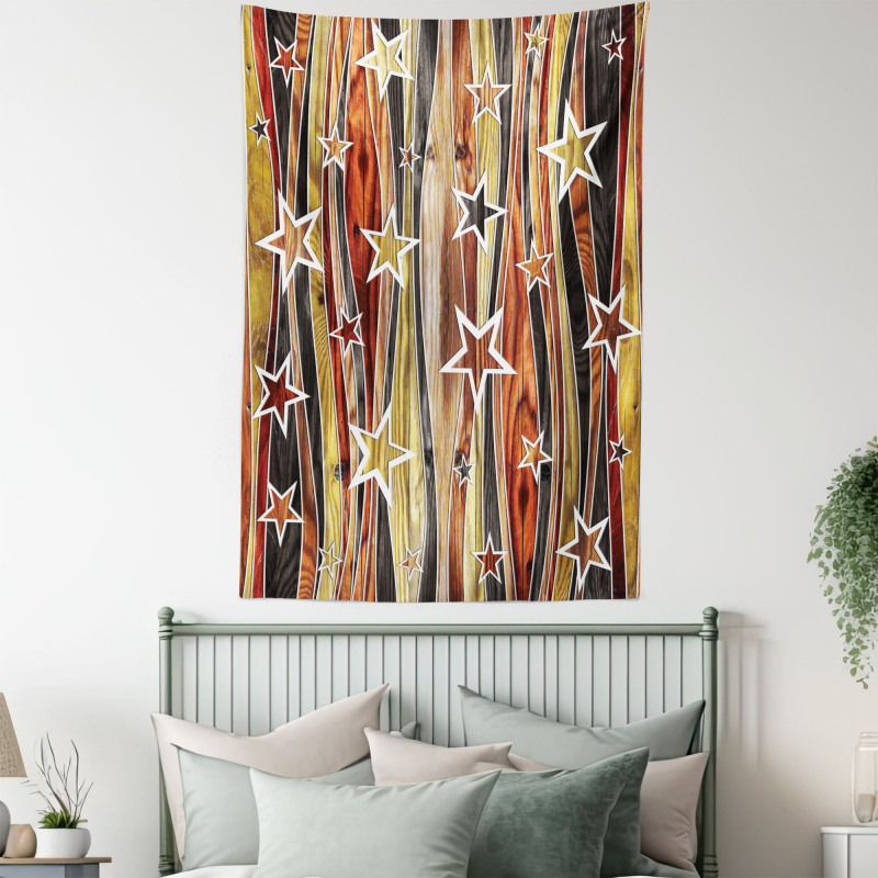 Charming Stars Art Tapestry