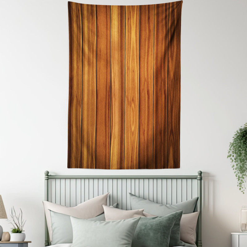 Wooden Planks Image Tapestry