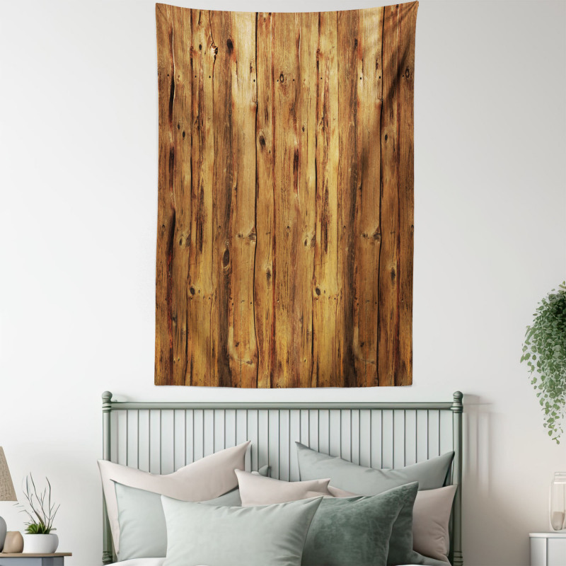 Wooden Forest Trees Art Tapestry