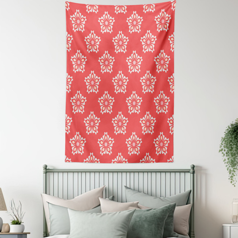 Floral Victorian Shapes Tapestry