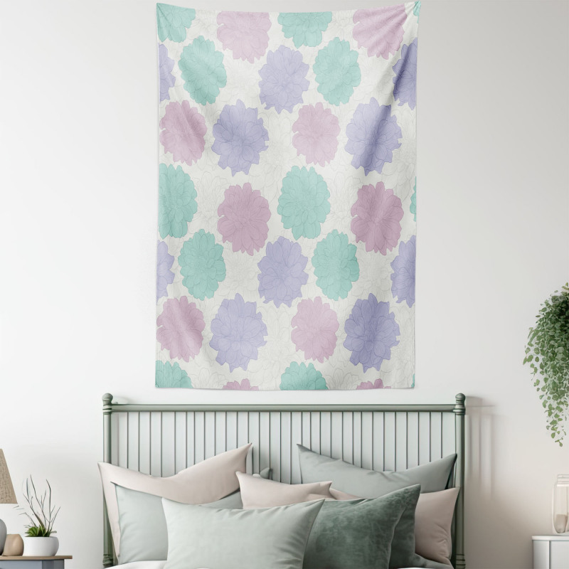Exquisite Flowers Tapestry