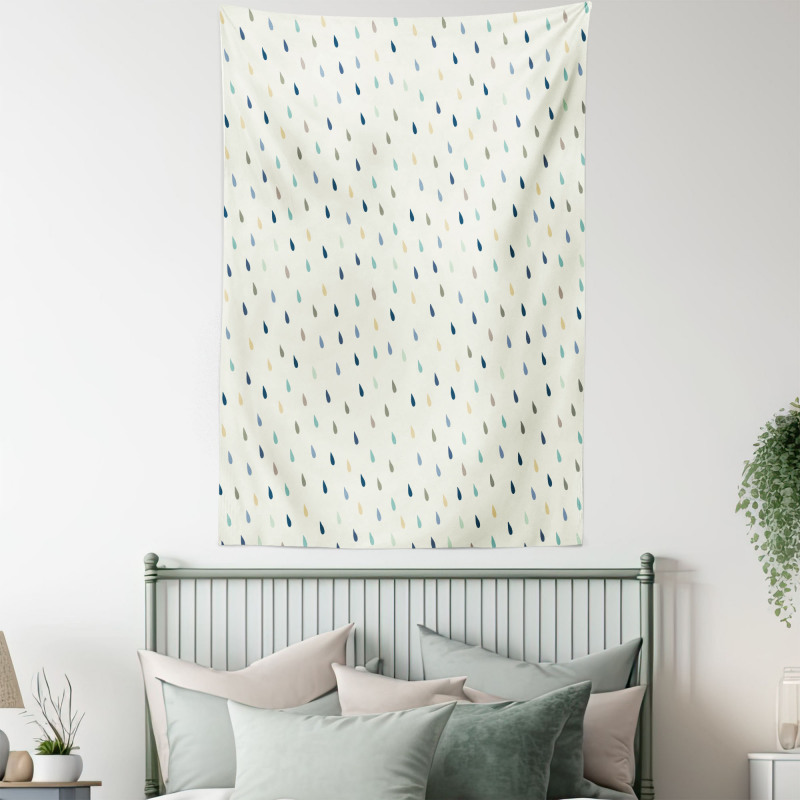 Colorful Droplet Pattern Tapestry