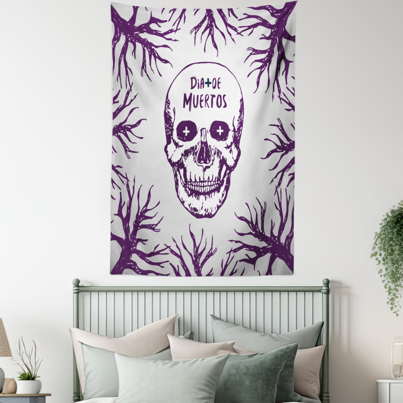 Spooky Gothic Halloween Tapestry