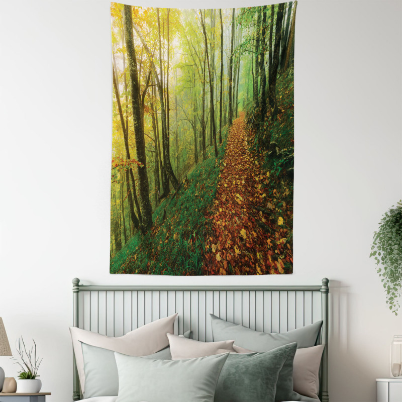 Forest Path View Tapestry