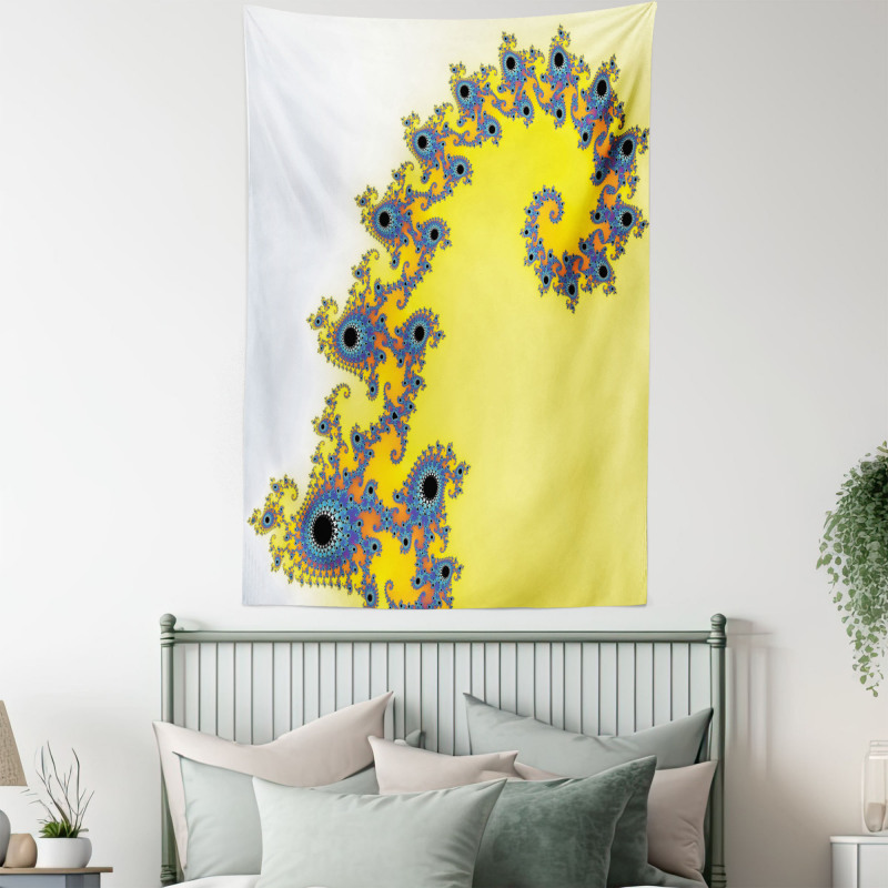 Trippy Seahorse Pattern Tapestry