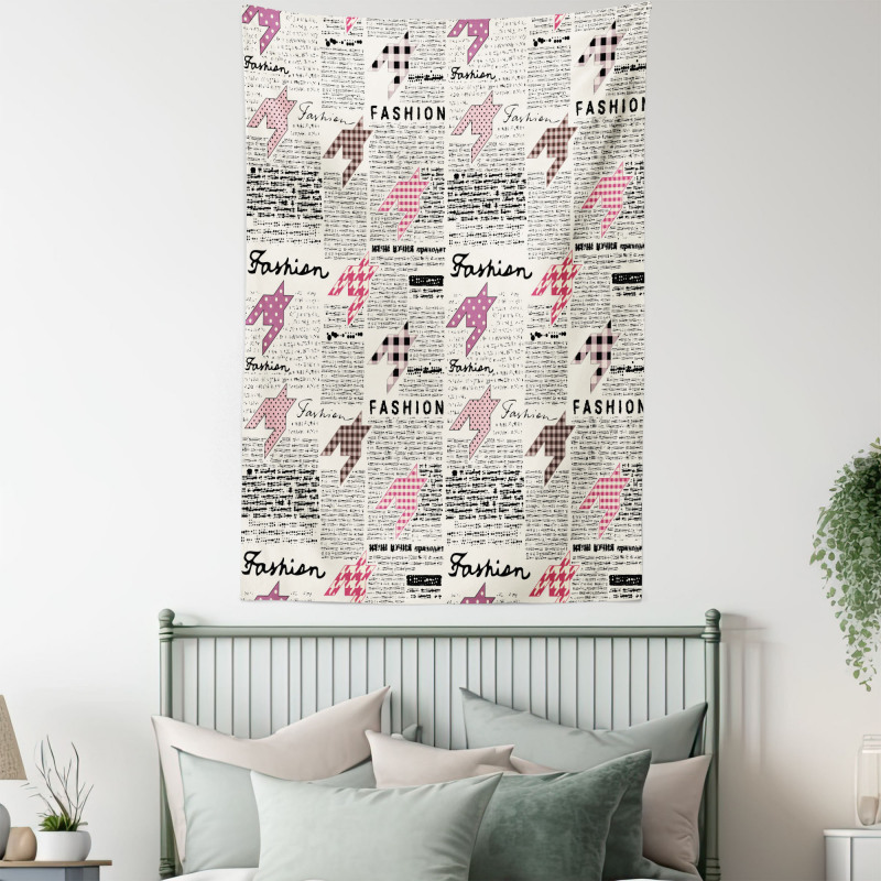 Fashion Magazine Retro Tapestry