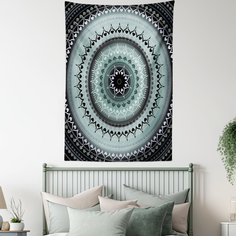 Vintage Mandala Circles Tapestry