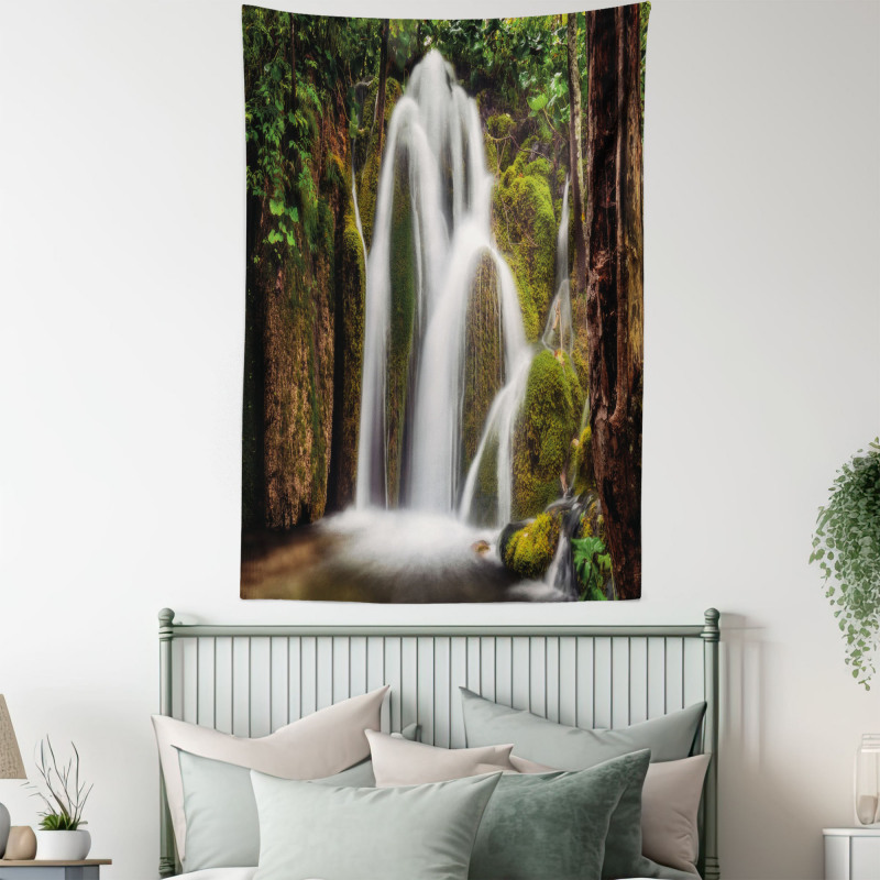 Waterfall Forest Cascade Tapestry