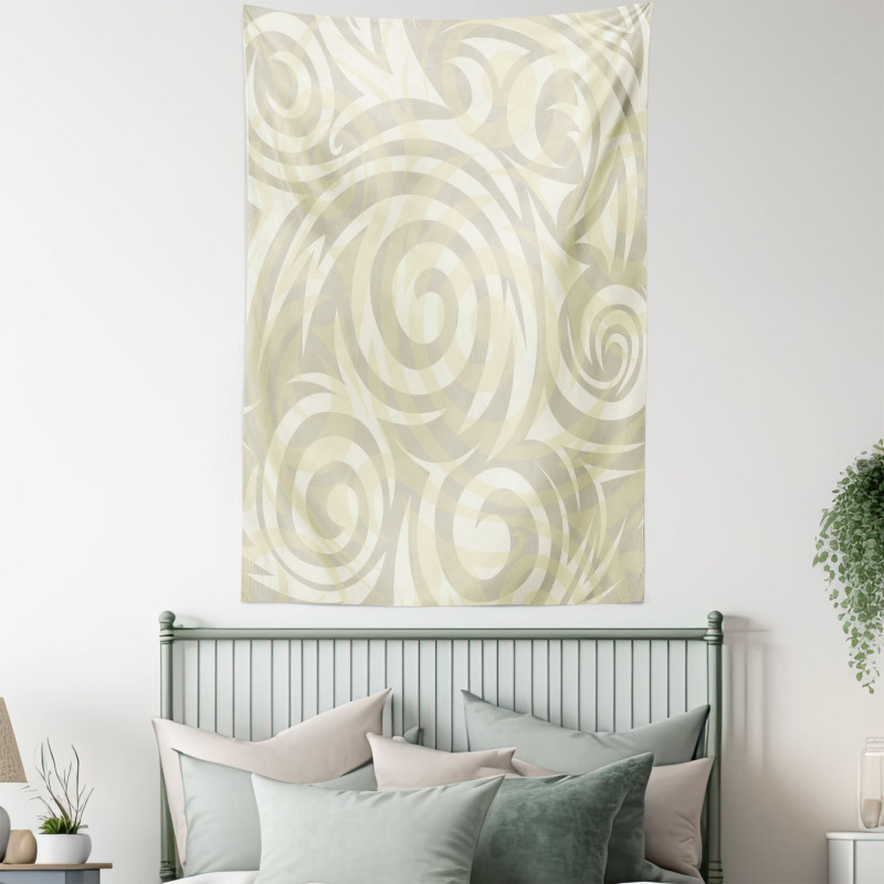 Vintage Swirling Floral Tapestry