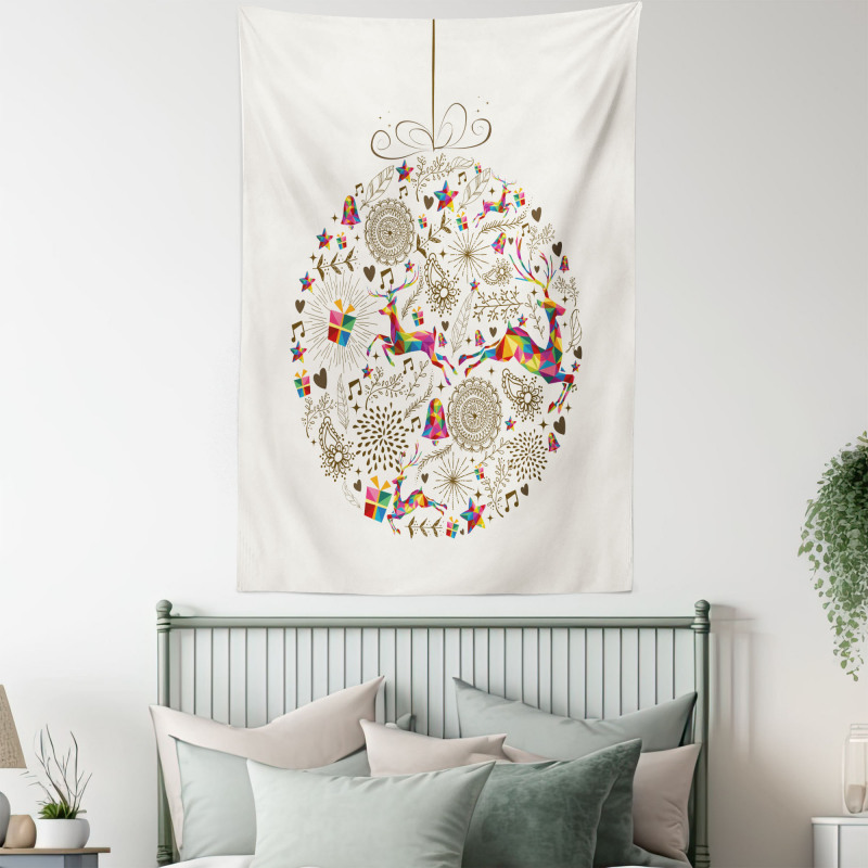 Polygon Deer as Ball Tapestry