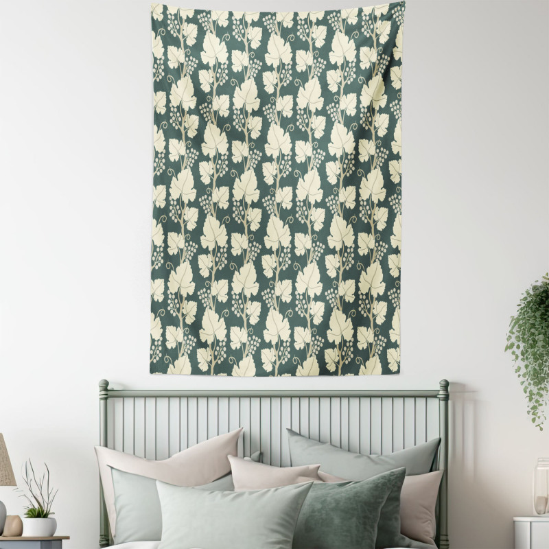 Floral Farming Pattern Tapestry
