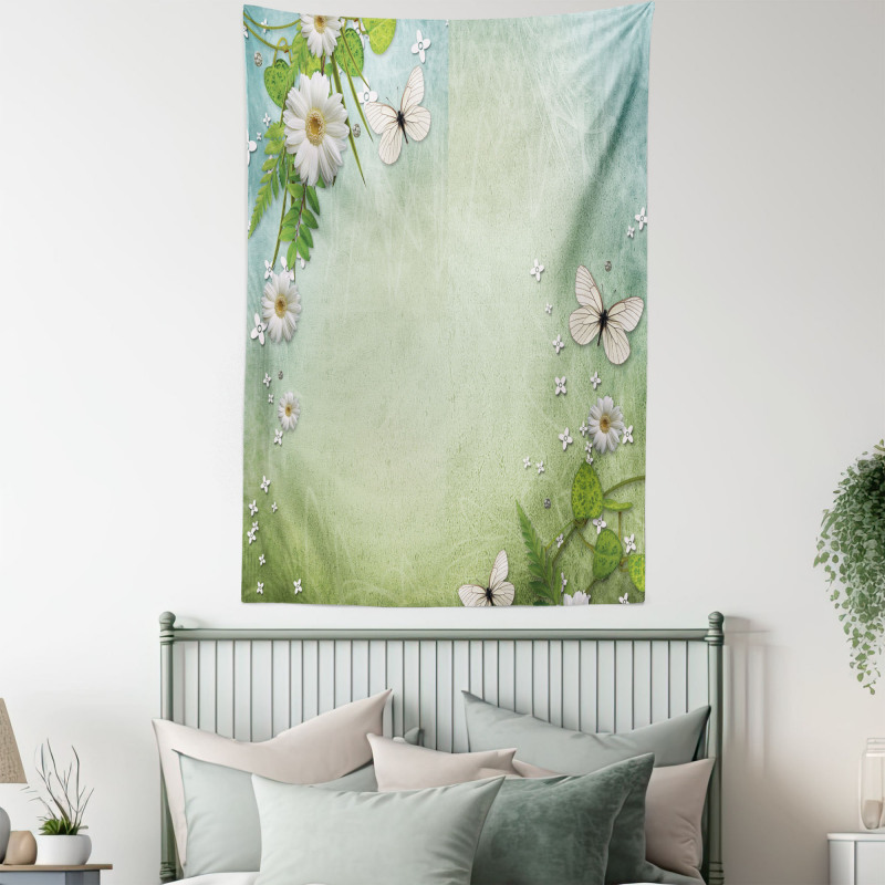 Flowers and Butterflies Tapestry